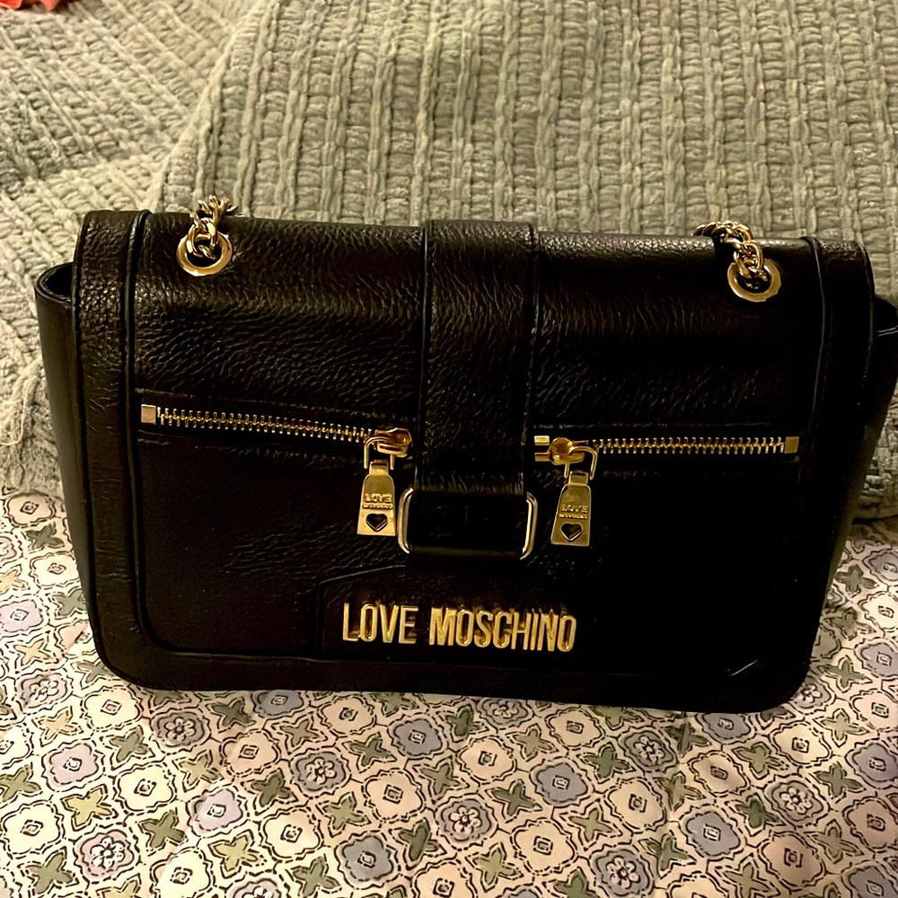 Moschino leather purse